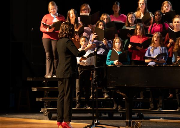 2023 All County Chorus Students Performing